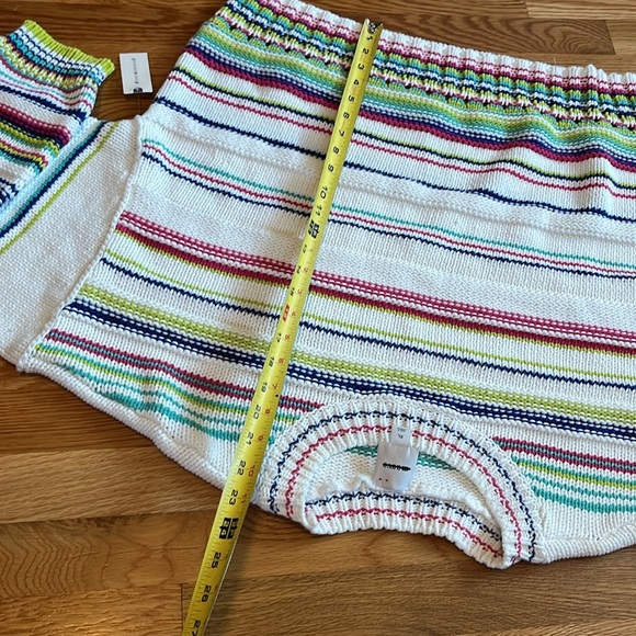 Anthropologie Striped Crew Neck Sweater XL NWT - Picture 4 of 11